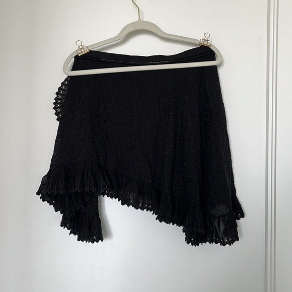Isabel Marant Asymmetrical Black Mini Skirt - Picture 3 of 8